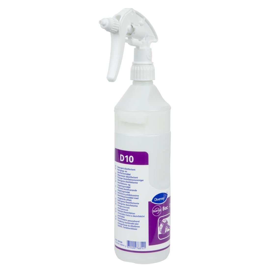CC116 Suma D10 Cleaner and Sanitiser Refill Bottles 750ml (2 Pack)