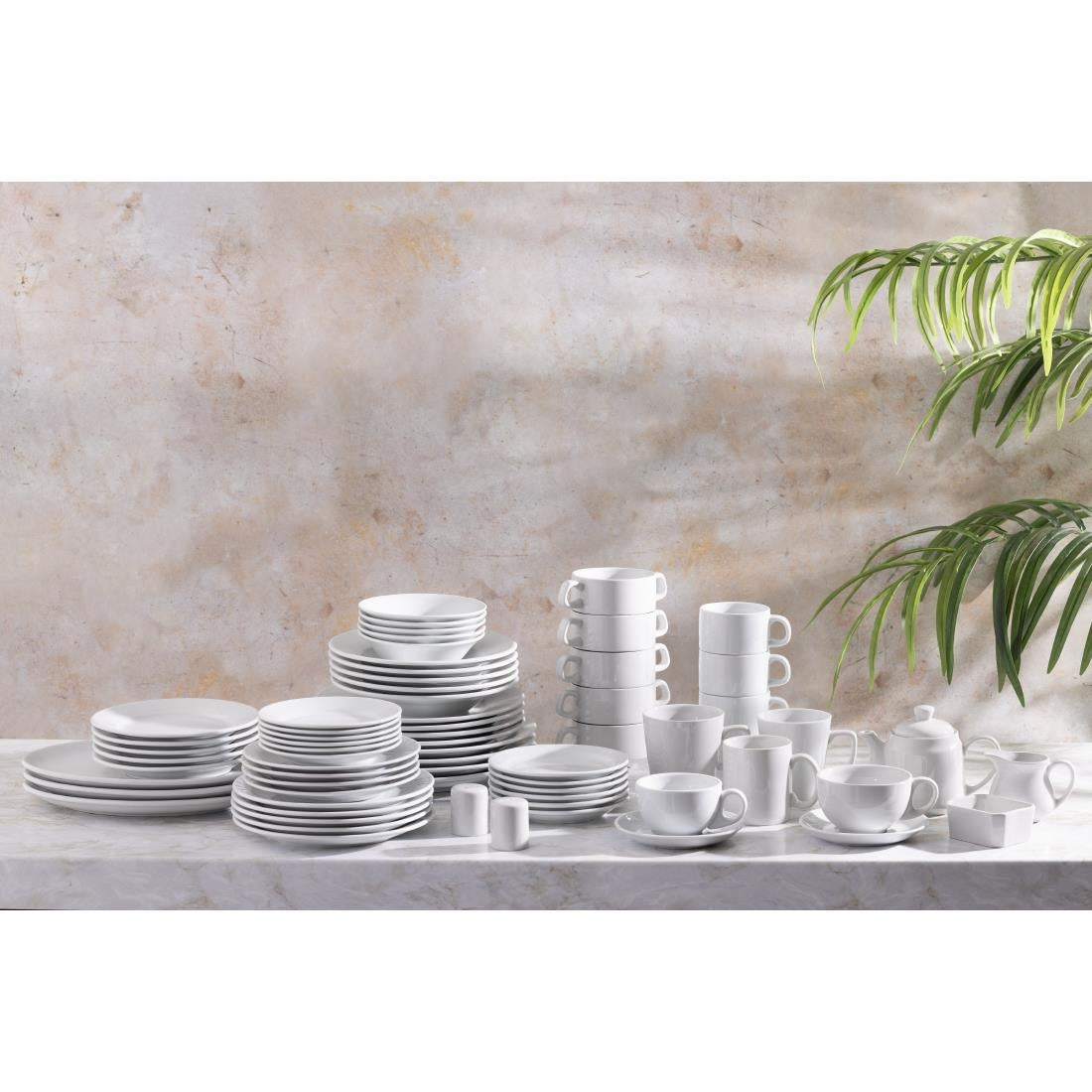 Olympia Athena Oatmeal Bowls 153mm (4 Pack)
