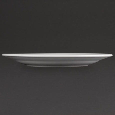 Olympia Athena Wide Rimmed Plates 254mm (4 Pack)