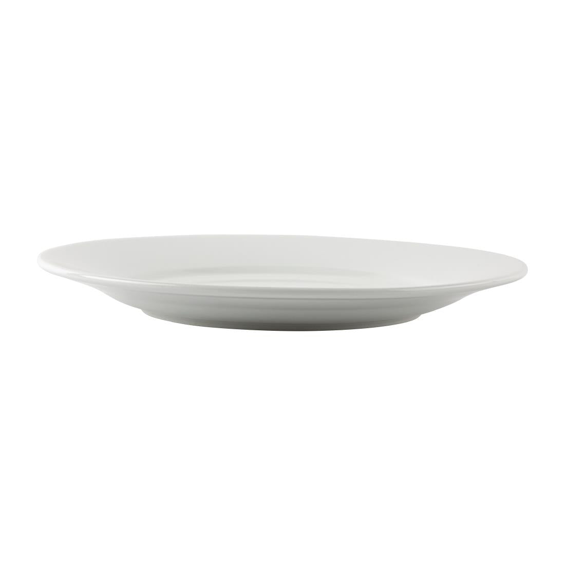 Olympia Athena Wide Rimmed Plates 254mm (4 Pack)