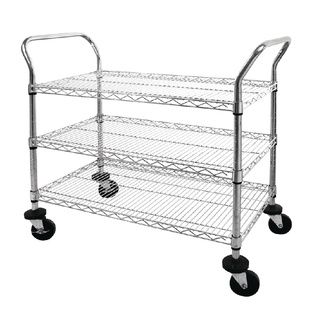 CC432 Vogue Chrome 3 Tier Wire Trolley