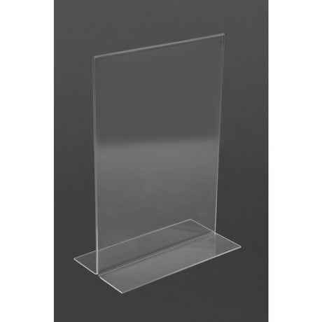 CC446 Upright Acrylic Menu Holder A5