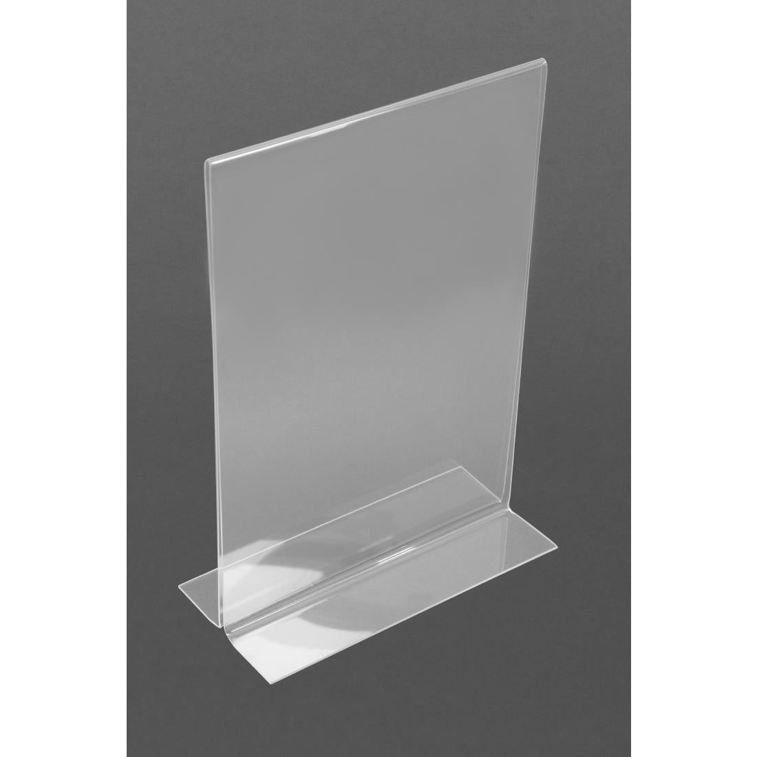 CC447 Upright Acrylic Menu Holder A4