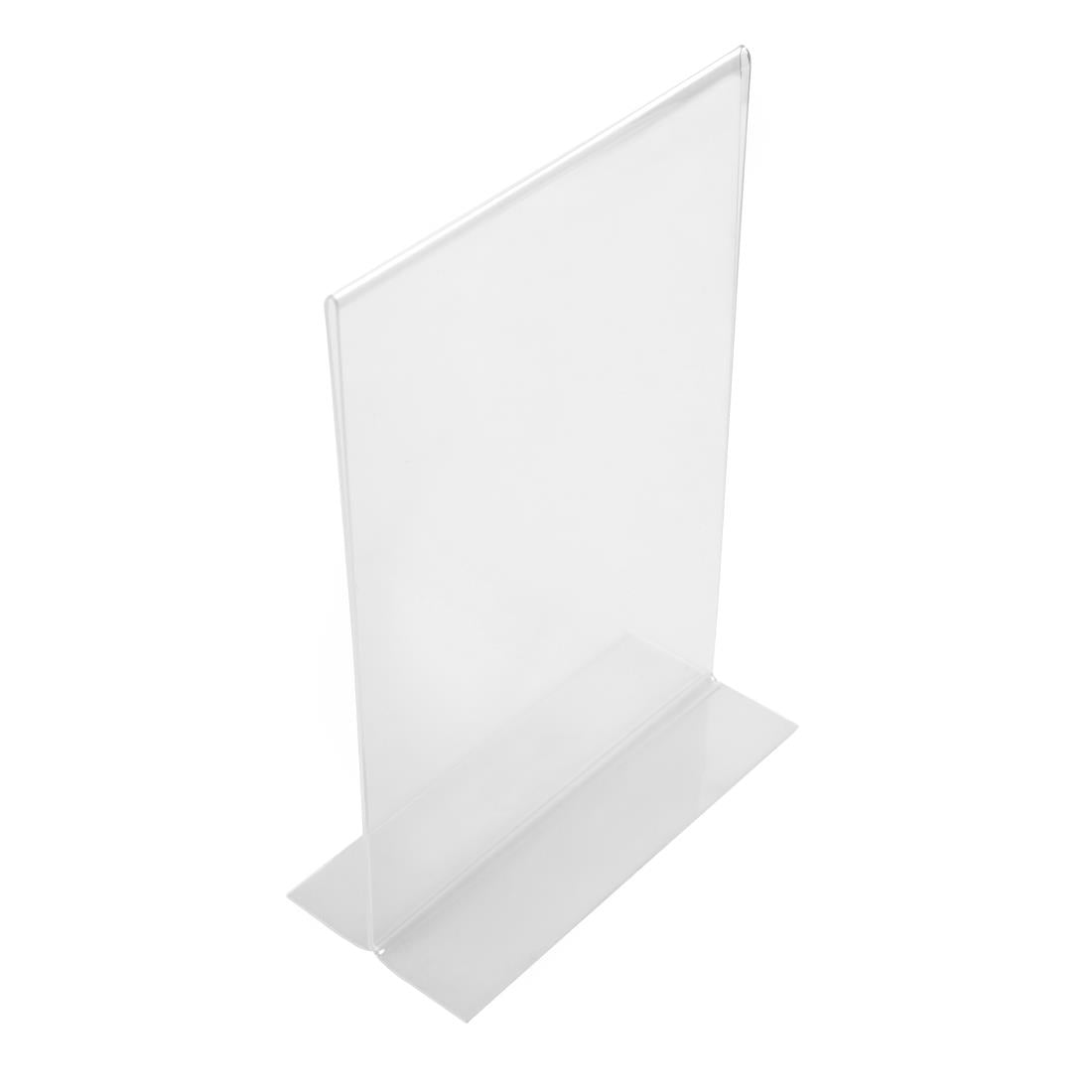 CC447 Upright Acrylic Menu Holder A4