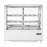 CC666 Polar C-Series Countertop Food Display Fridge 100Ltr White