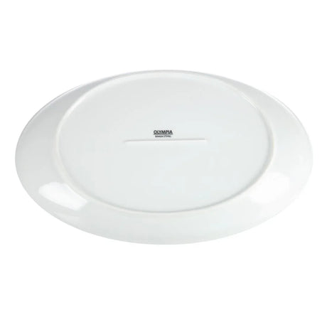 CC891 Olympia French Deep Oval Plates 365mm (Pack of 2) - JD Catering Equipment Solutions Ltd