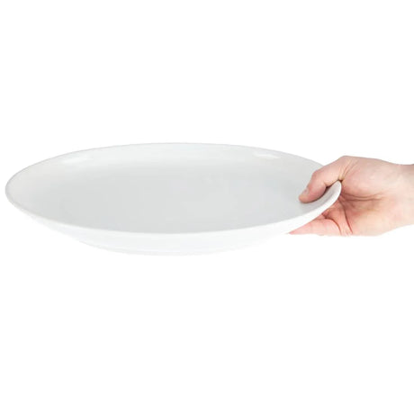 CC891 Olympia French Deep Oval Plates 365mm (Pack of 2) - JD Catering Equipment Solutions Ltd