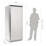 CD084 Polar C-Series Upright Fridge 600Ltr CD084