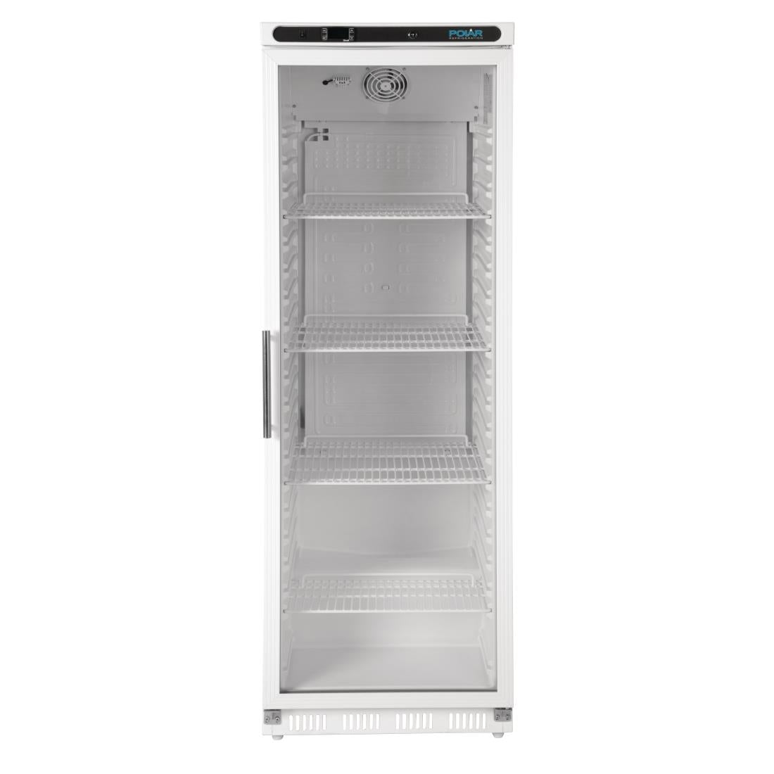 CD087 Polar C-Series Upright Display Fridge White