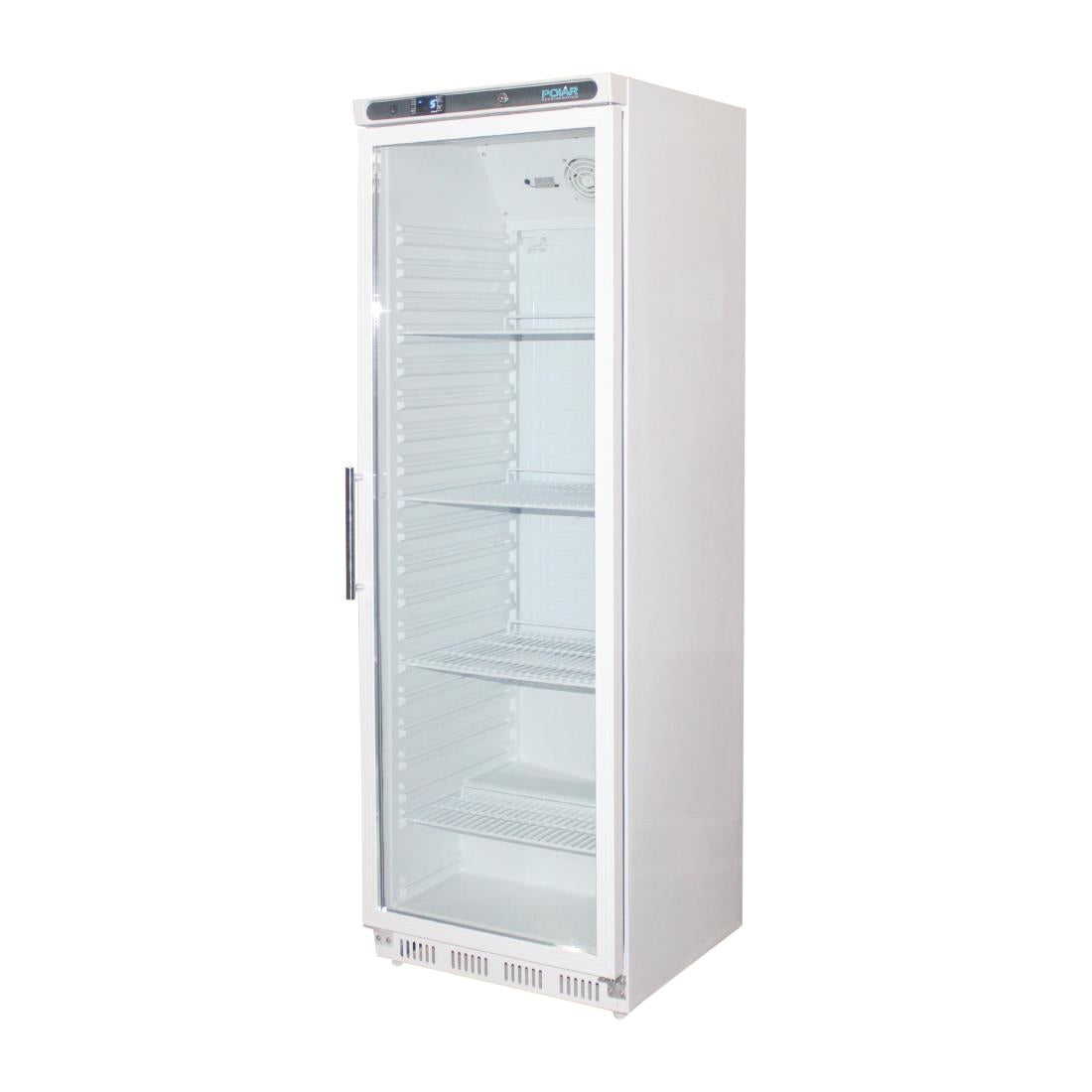 CD087 Polar C-Series Upright Display Fridge White