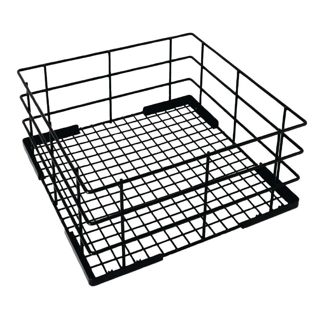 CD242 Vogue Wire High Sided Glass Basket 350mm