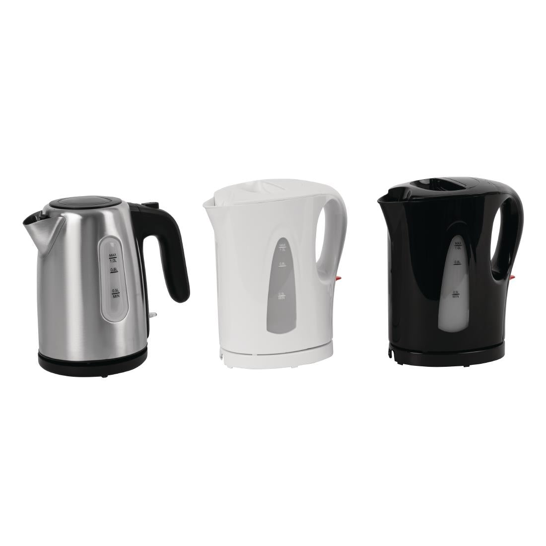 CJ886 Caterlite Hotel Room Kettle Black 1Ltr