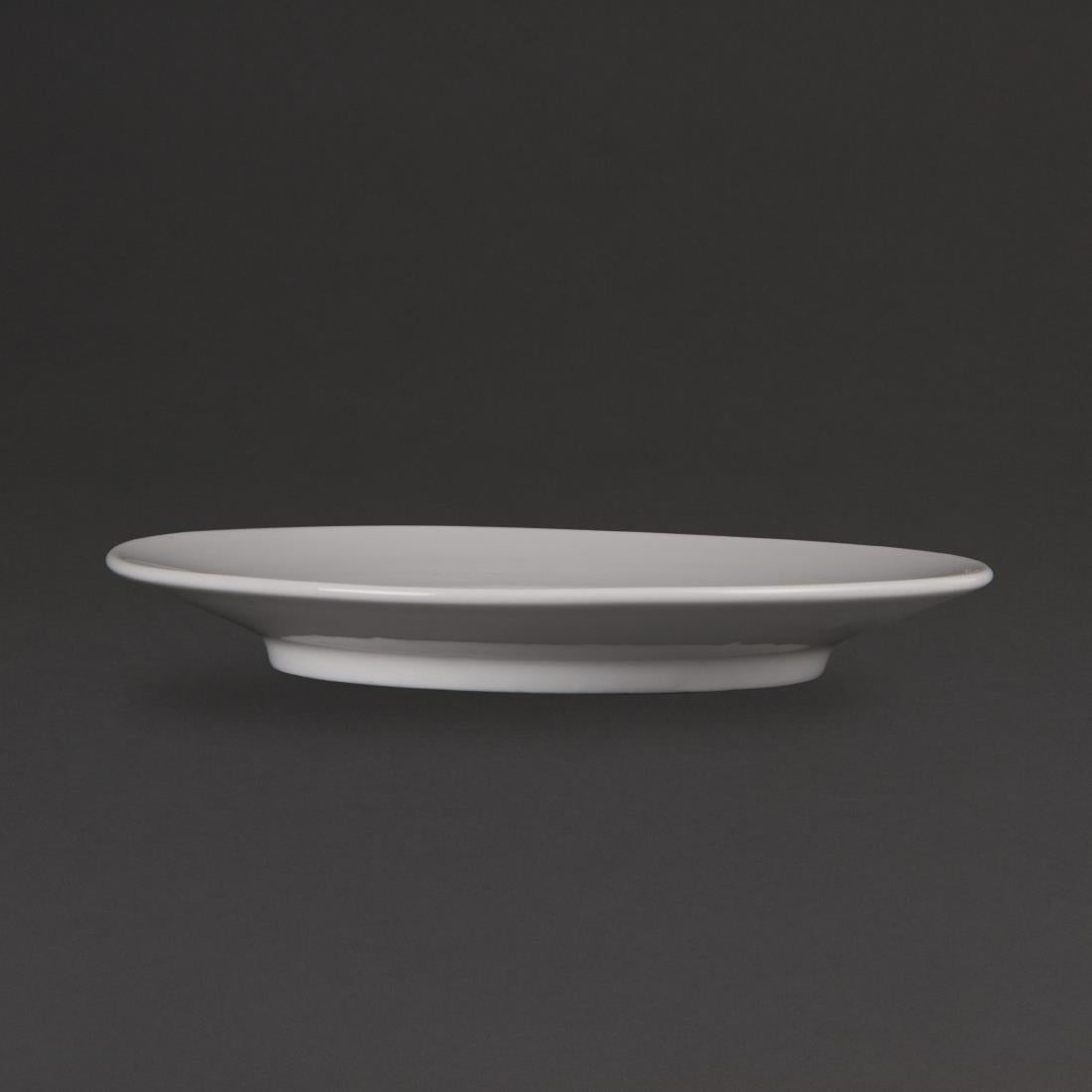 CD737 Olympia Whiteware Elegant Saucers 148mm (Pack of 12)