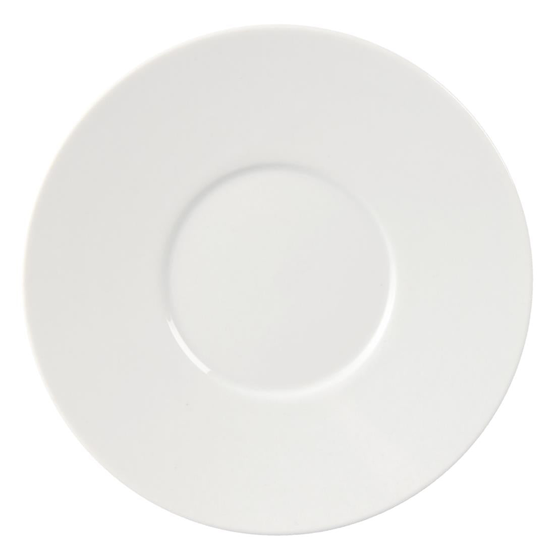 CD737 Olympia Whiteware Elegant Saucers 148mm (Pack of 12)