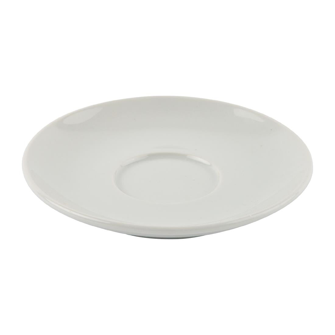 CD737 Olympia Whiteware Elegant Saucers 148mm (Pack of 12)