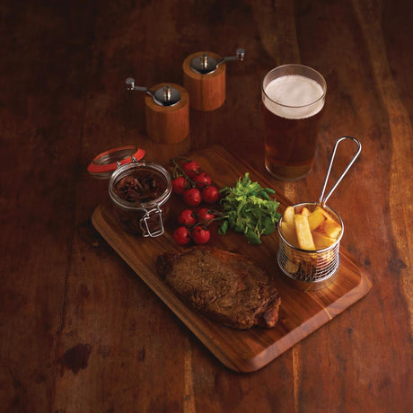 CE148 Olympia Chip basket Round with Handle 80mm