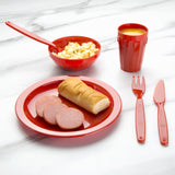 CB770 Olympia Kristallon Polycarbonate Plates Red 230mm (Pack of 12)