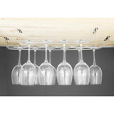 CE308 Olympia Wine Glass Rack Chrome 610mm