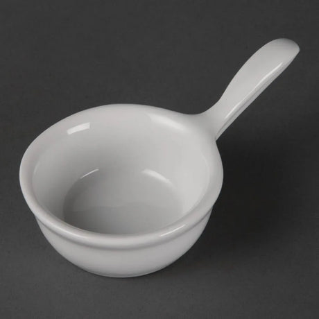 CE544 Olympia Miniature Pan Shaped Bowls 35ml 1.2oz (Pack of 12) - JD Catering Equipment Solutions Ltd