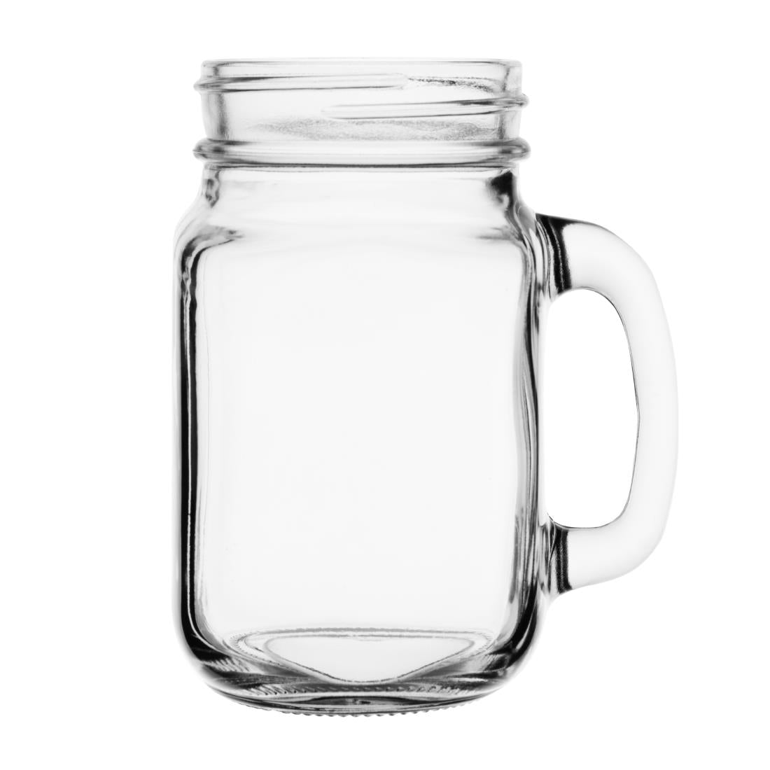 CE678 Olympia Handled Jam Jar Glasses 450ml (Pack of 12)