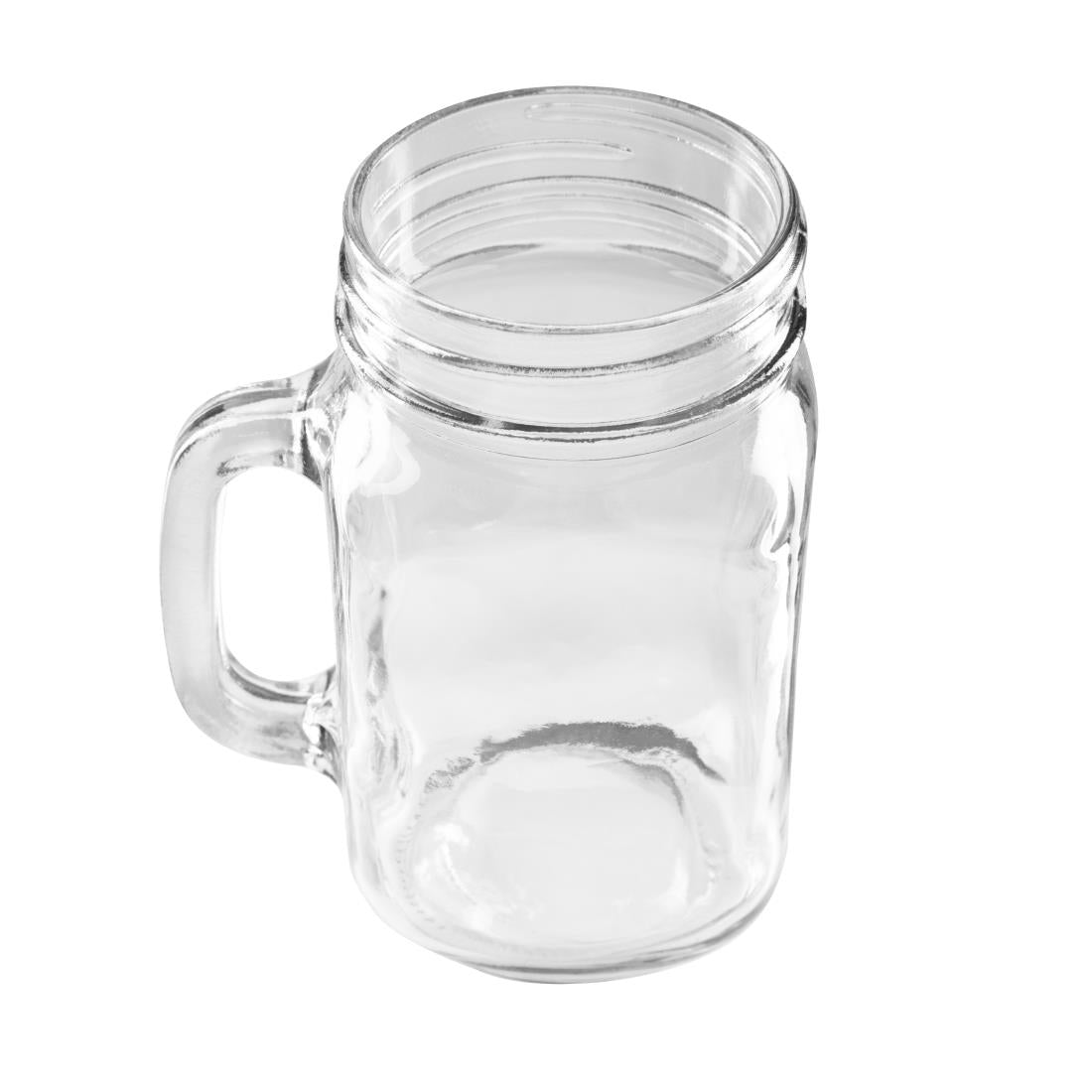 CE678 Olympia Handled Jam Jar Glasses 450ml (Pack of 12)