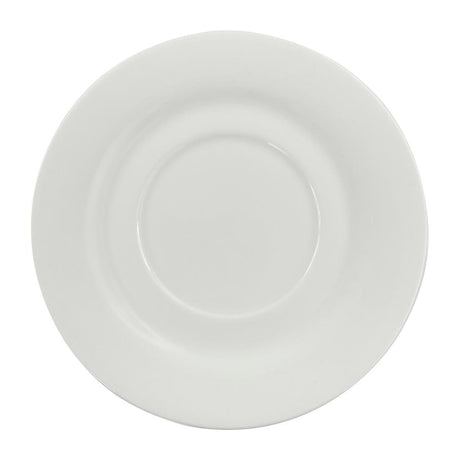 Elia Glacier Fine China Espresso Cups Saucers 115mm (6 Pack)