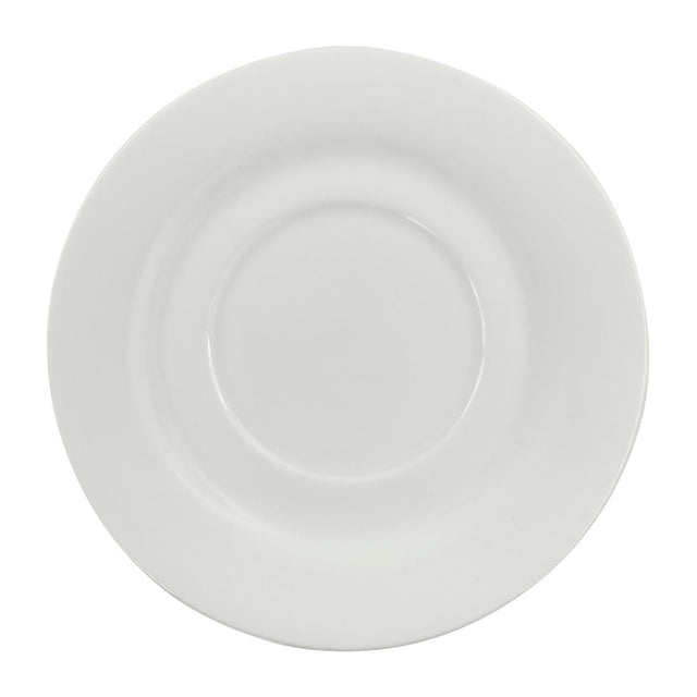Elia Glacier Fine China Espresso Cups Saucers 115mm (6 Pack)
