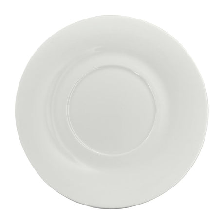 Elia Glacier Fine China Mug Saucers 155mm (6 Pack)