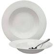 Elia Glacier Fine China Rimmed Pasta/Soup Bowls 240mm (6 Pack)