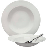 Elia Glacier Fine China Rimmed Pasta/Soup Bowls 240mm (6 Pack)