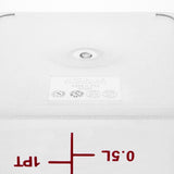CF020 Vogue Polycarbonate Square Storage Container 1.5Ltr