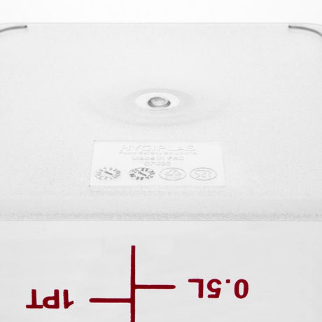 CF020 Vogue Polycarbonate Square Storage Container 1.5Ltr