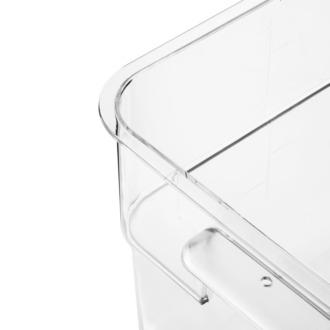 CF022 Vogue Polycarbonate Square Storage Container 5.5Ltr