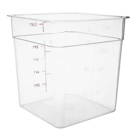 CF023 Vogue Polycarbonate Square Storage Container 7Ltr