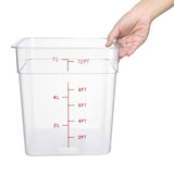 CF023 Vogue Polycarbonate Square Storage Container 7Ltr