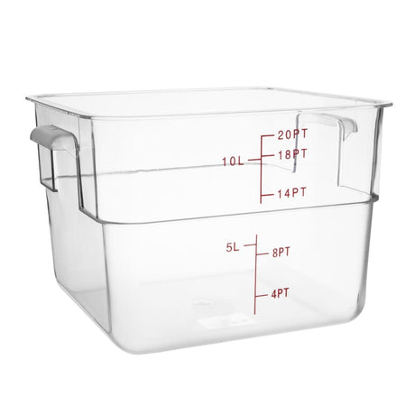 CF024 Vogue Polycarbonate Square Storage Container 10Ltr