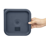 CF043 Vogue Square Food Storage Container Lid Blue Small