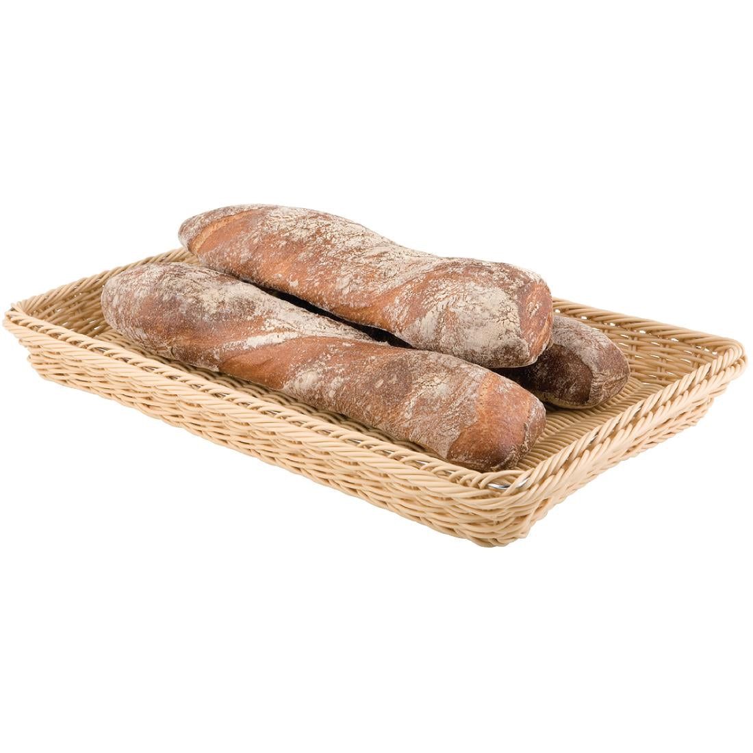 CF302 Polypropylene Natural Rattan Basket 1/1 GN