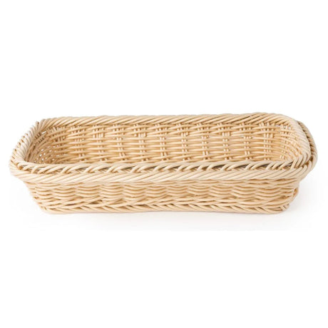 CF304 Polypropylene Natural Rattan Basket 1/3 GN - JD Catering Equipment Solutions Ltd