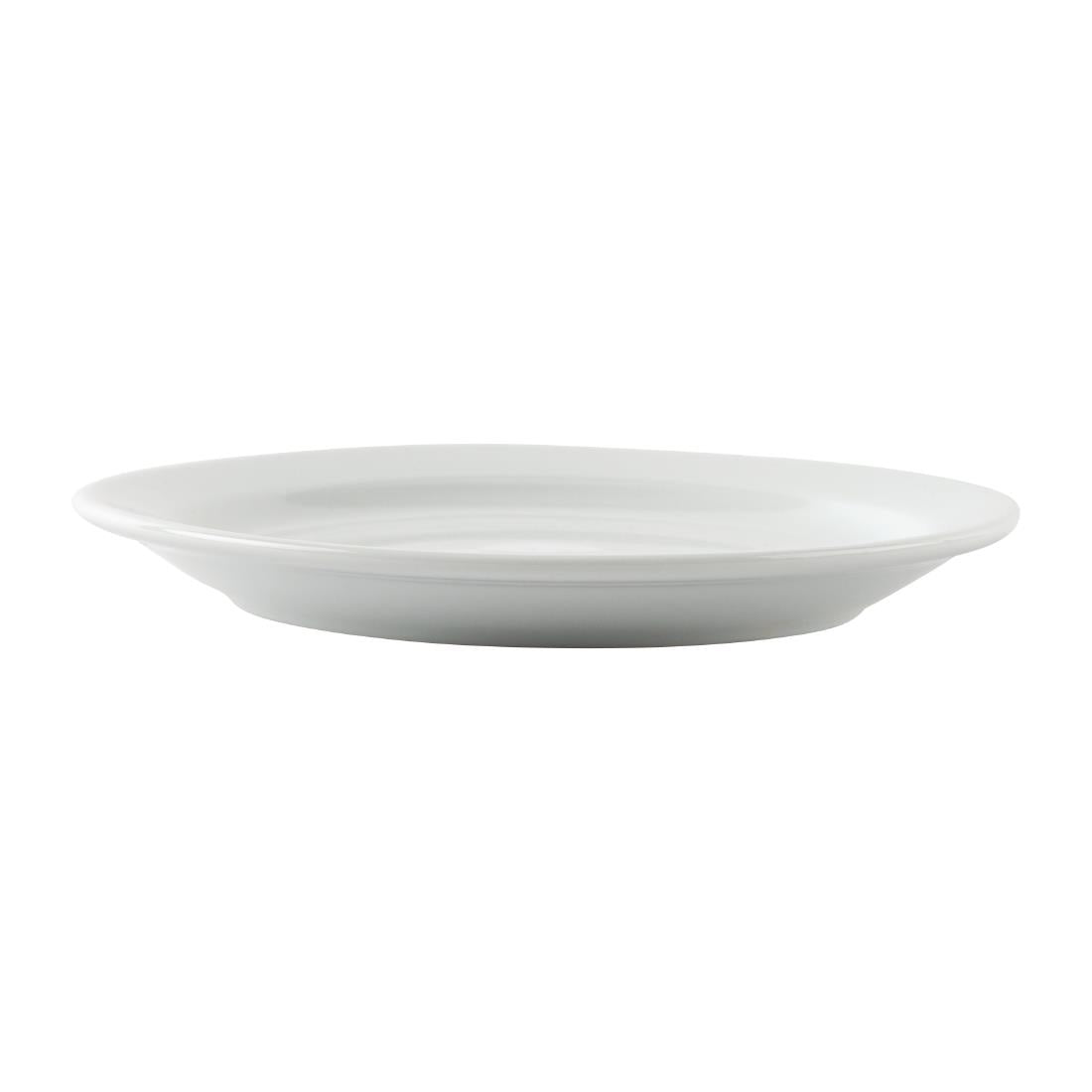 CF360 Olympia Athena Narrow Rimmed Plates 165mm (Pack of 12)