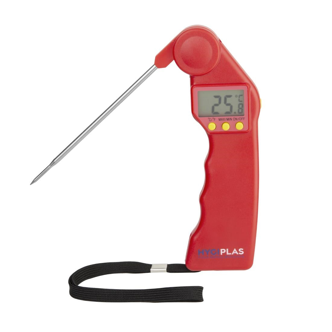 SA792 Hygiplas Colour Coded Red Set - Tong Chopping Board & Thermometer (Set of 3)