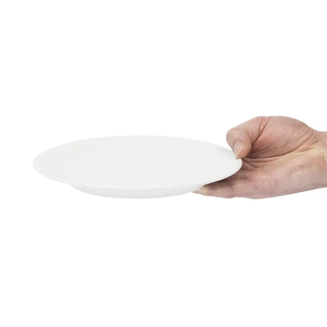 CG003 Royal Porcelain Classic White Coupe Plates 210mm (Pack of 12) - JD Catering Equipment Solutions Ltd
