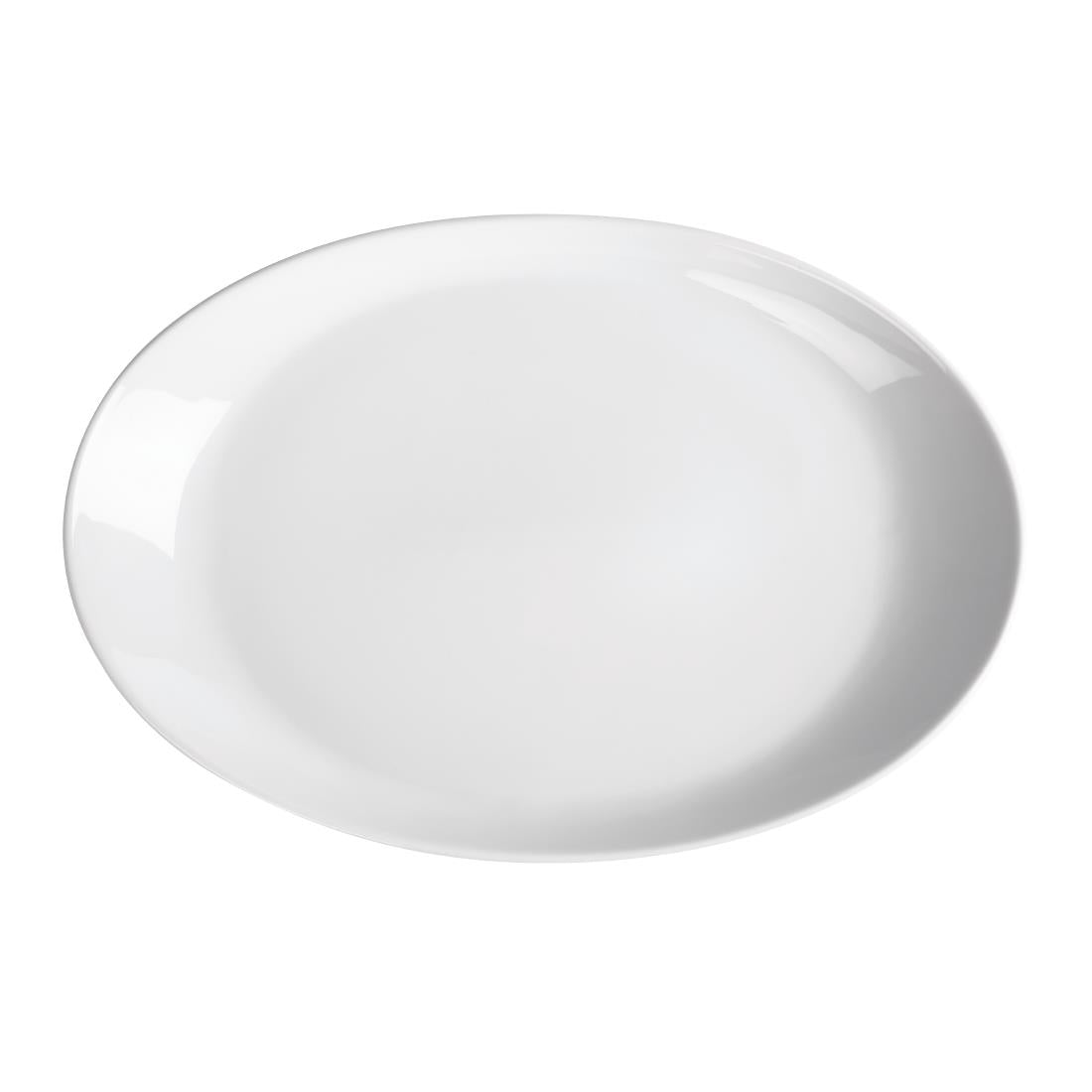 Royal Porcelain Classic White Oval Plates 340mm (Pack of 12)