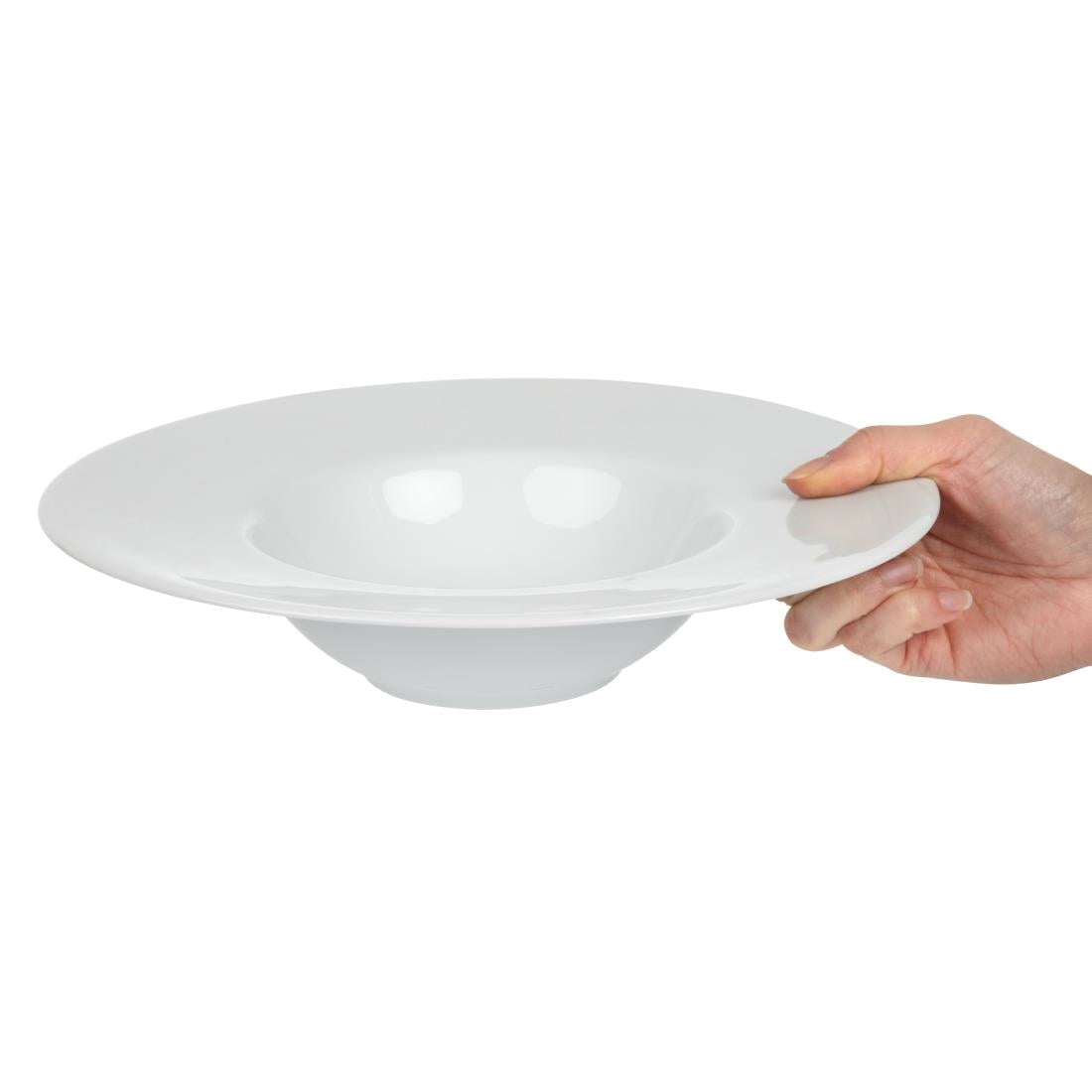 CG018 Royal Porcelain Classic White Pasta Plates 280mm (Pack of 6)
