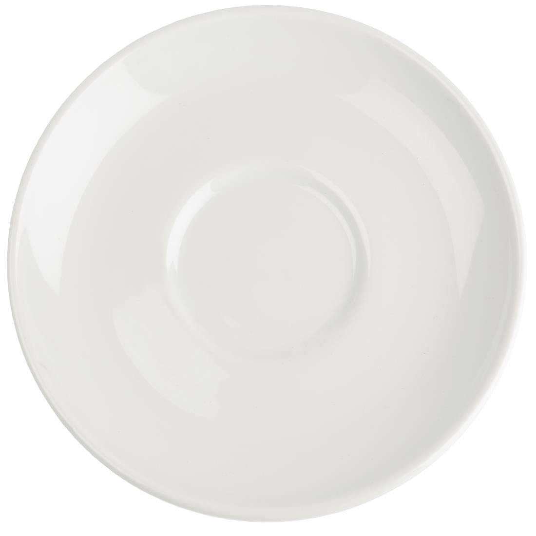 CG030 Royal Porcelain Classic White Breakfast Saucers 160mm (Pack of 12)