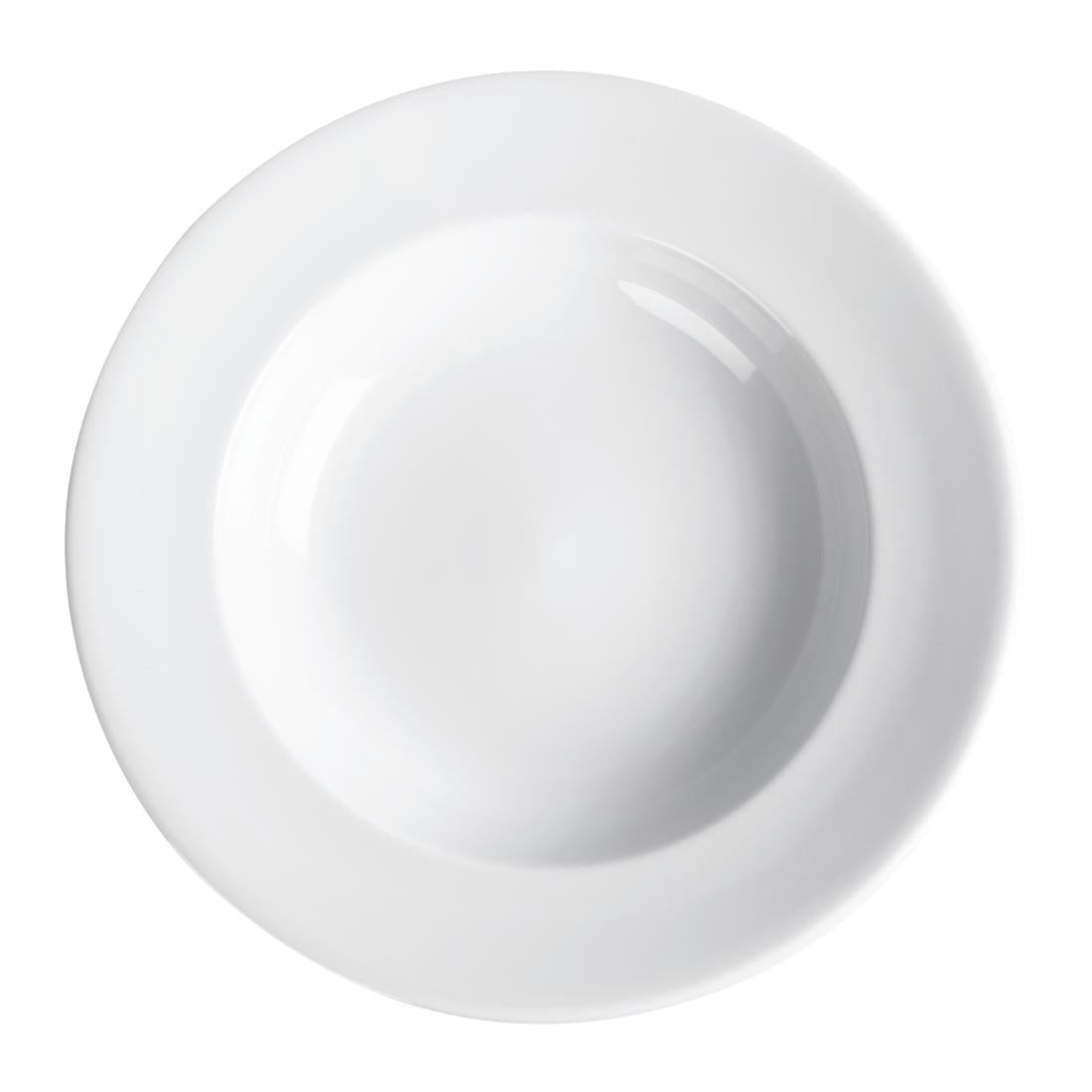 CG057 Royal Porcelain Classic White Pasta Plates 260mm (Pack of 12)