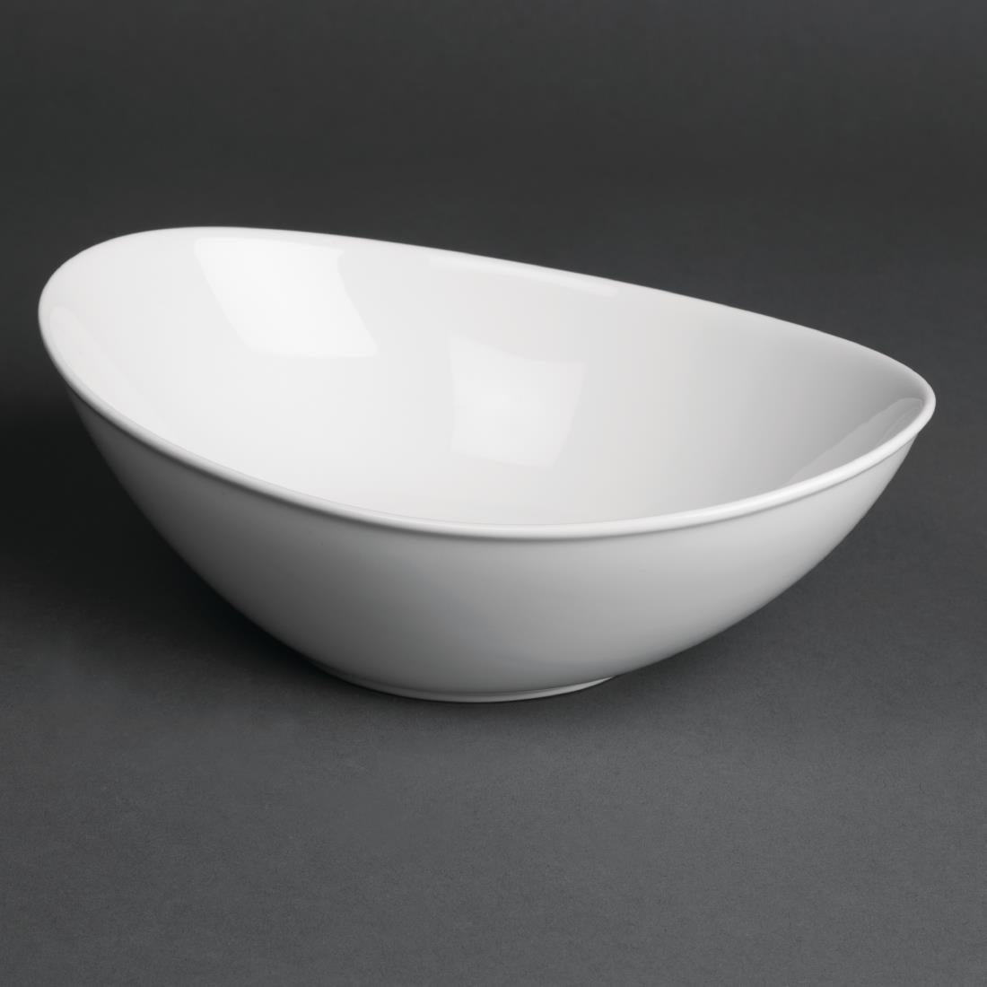CG060 Royal Porcelain Classic White Salad Bowls 200mm (Pack of 6)