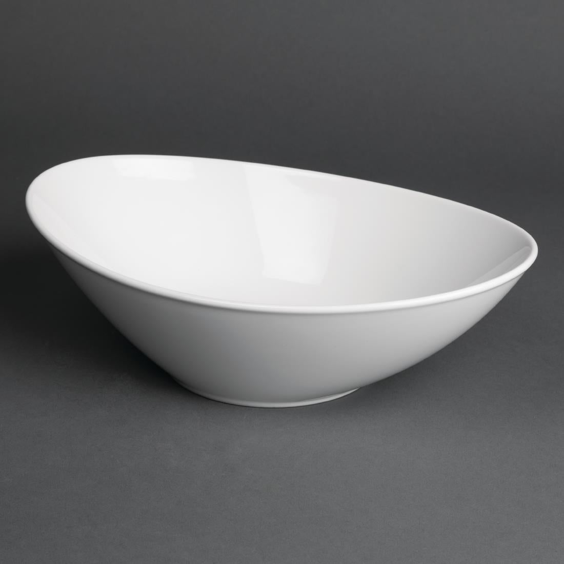 CG061 Royal Porcelain Classic White Salad Bowls 250mm (Pack of 6)