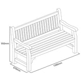 CG093 Softwood Garden Bench CG093