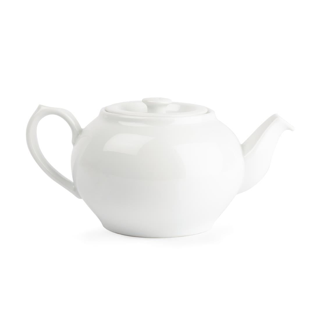 CG124 Royal Porcelain Oriental Teapots with Lids 600ml (Pack of 2)